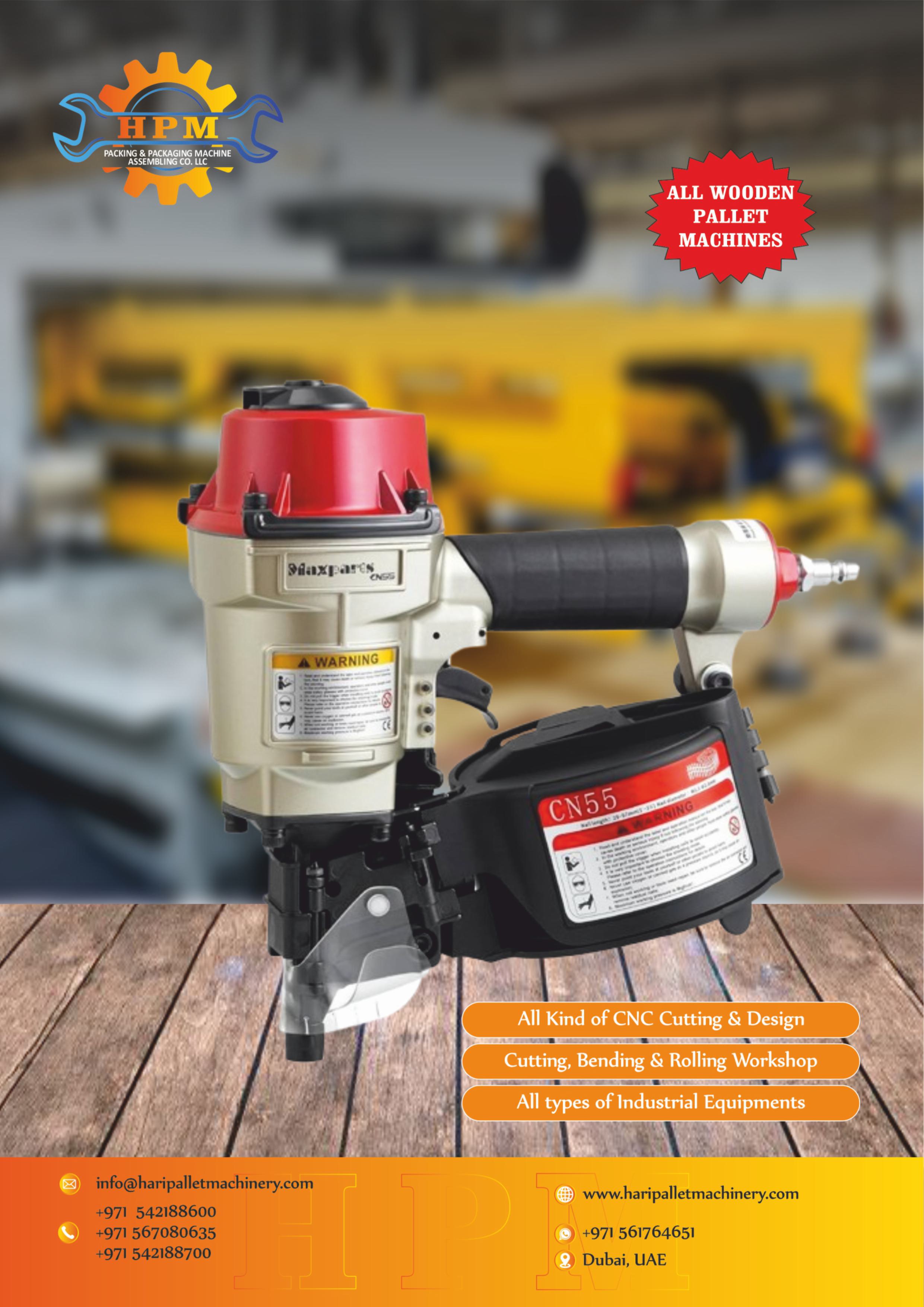 Pallet Nailer New Gun, Parts & Repairing Service 