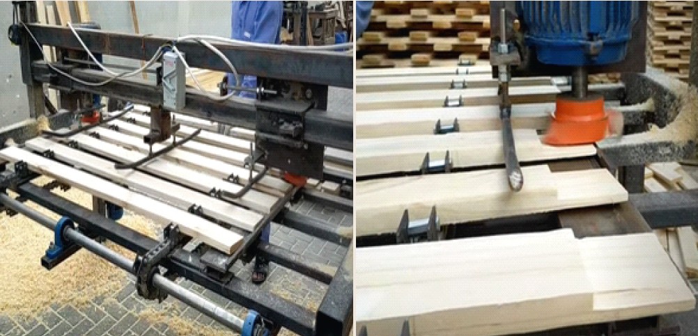 Wooden Boards Step/ Notch Making Machine